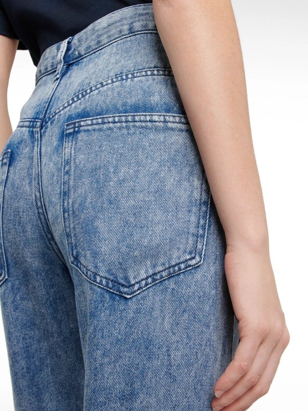 Isabel Marant Etoile High Rise Wide Leg Lyocell Jeans - Picture 3 of 8